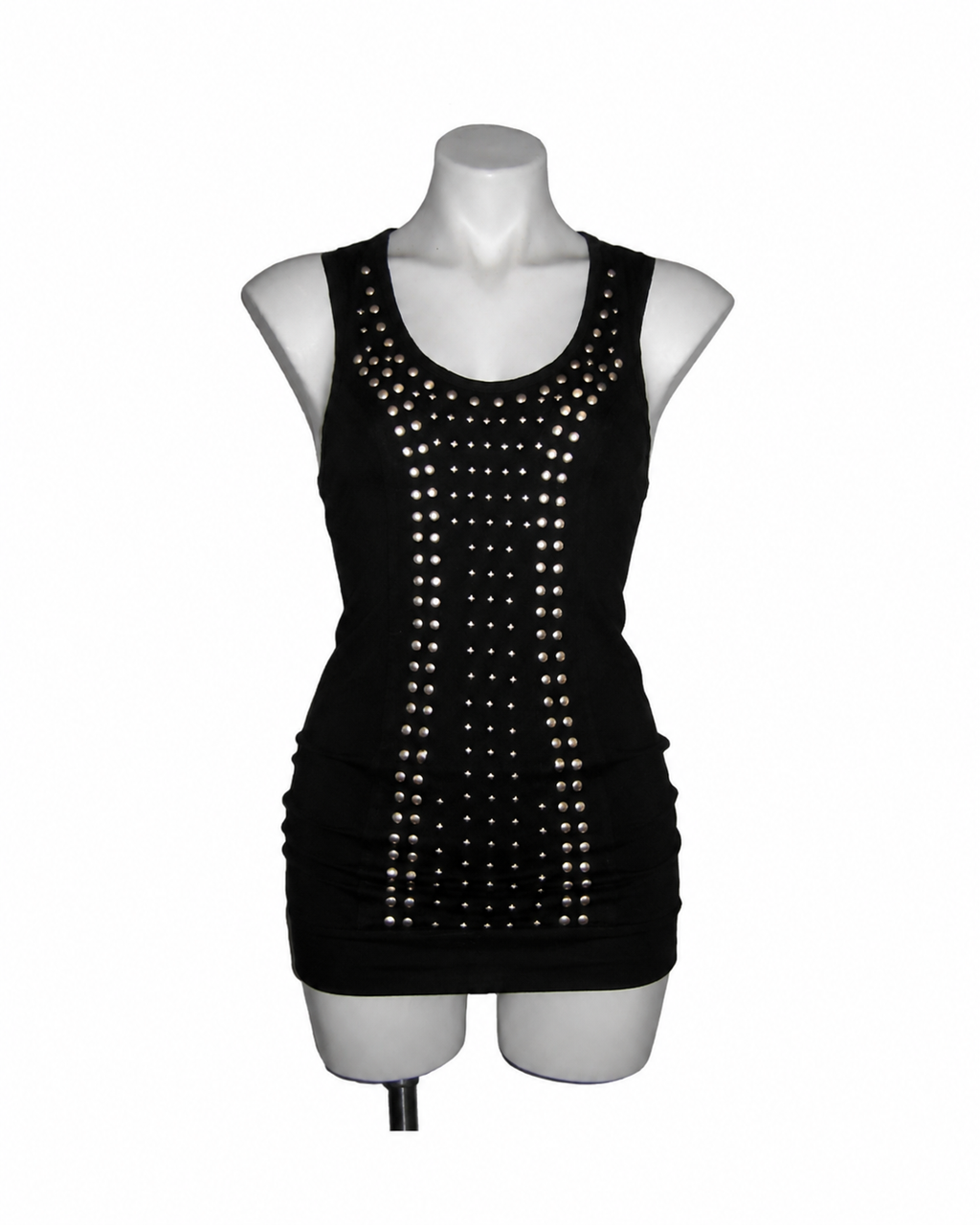 Studded Longline Body-con Tank Dress