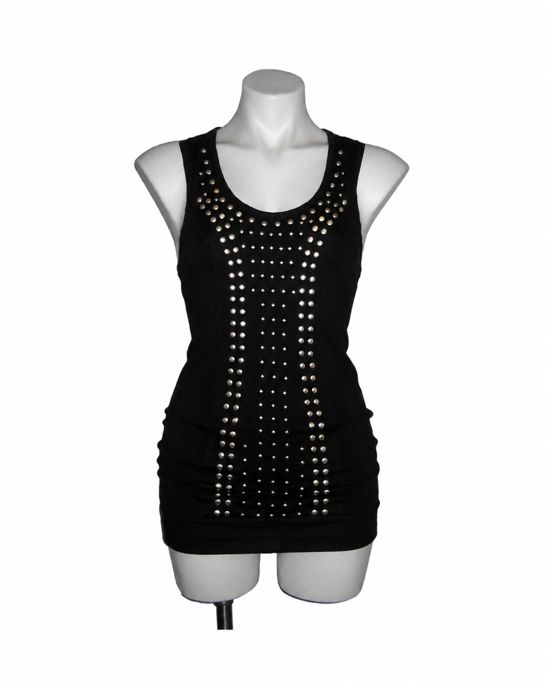 Studded Longline Tank Dress