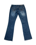 ROCK REVIVAL Shadow Crest Low-rise Bootcut Pants