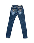 ROCK REVIVAL Ice Crown Low-rise Skinny Pants