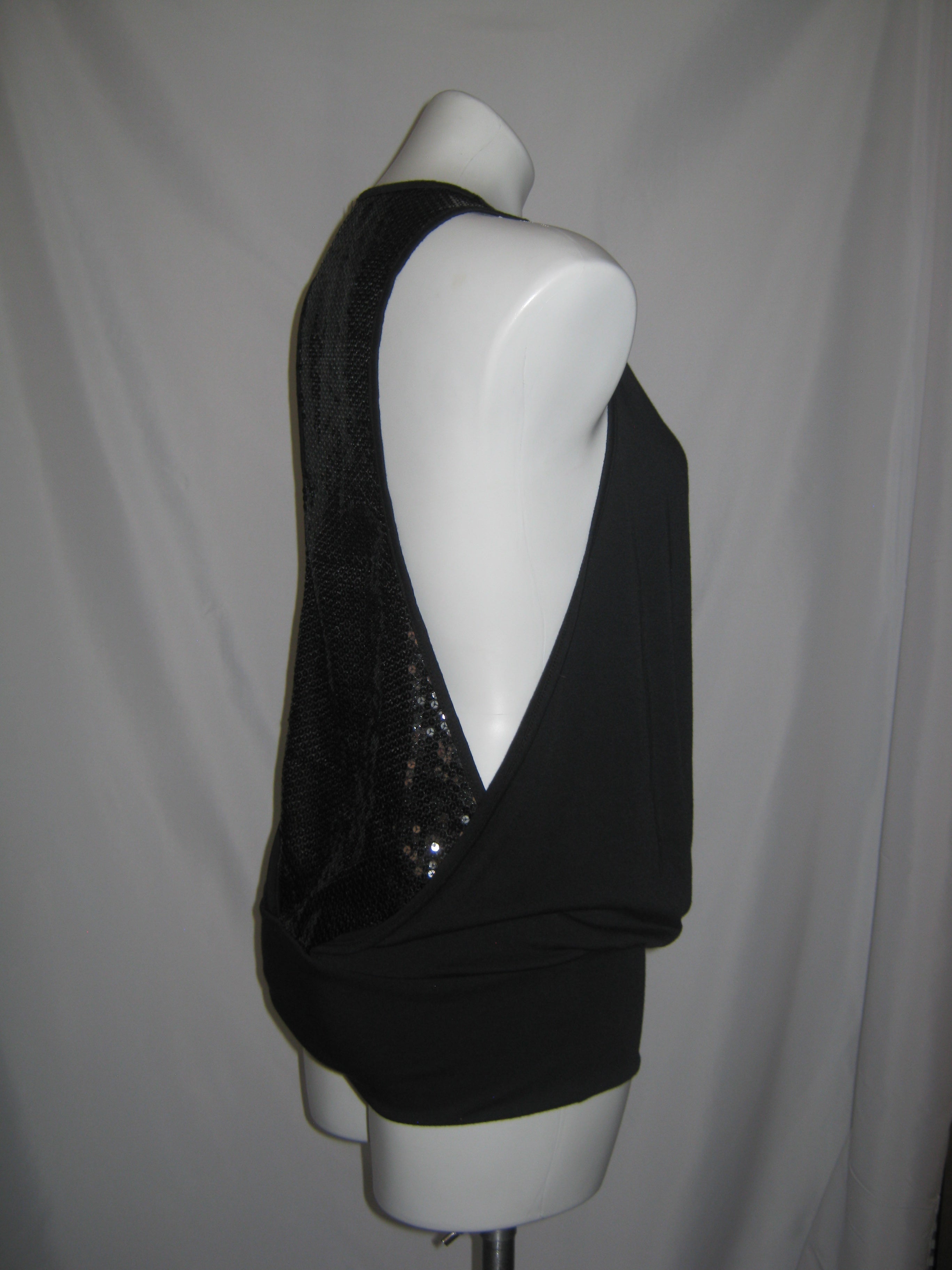 Sequin Racerback Tank Tunic Tops