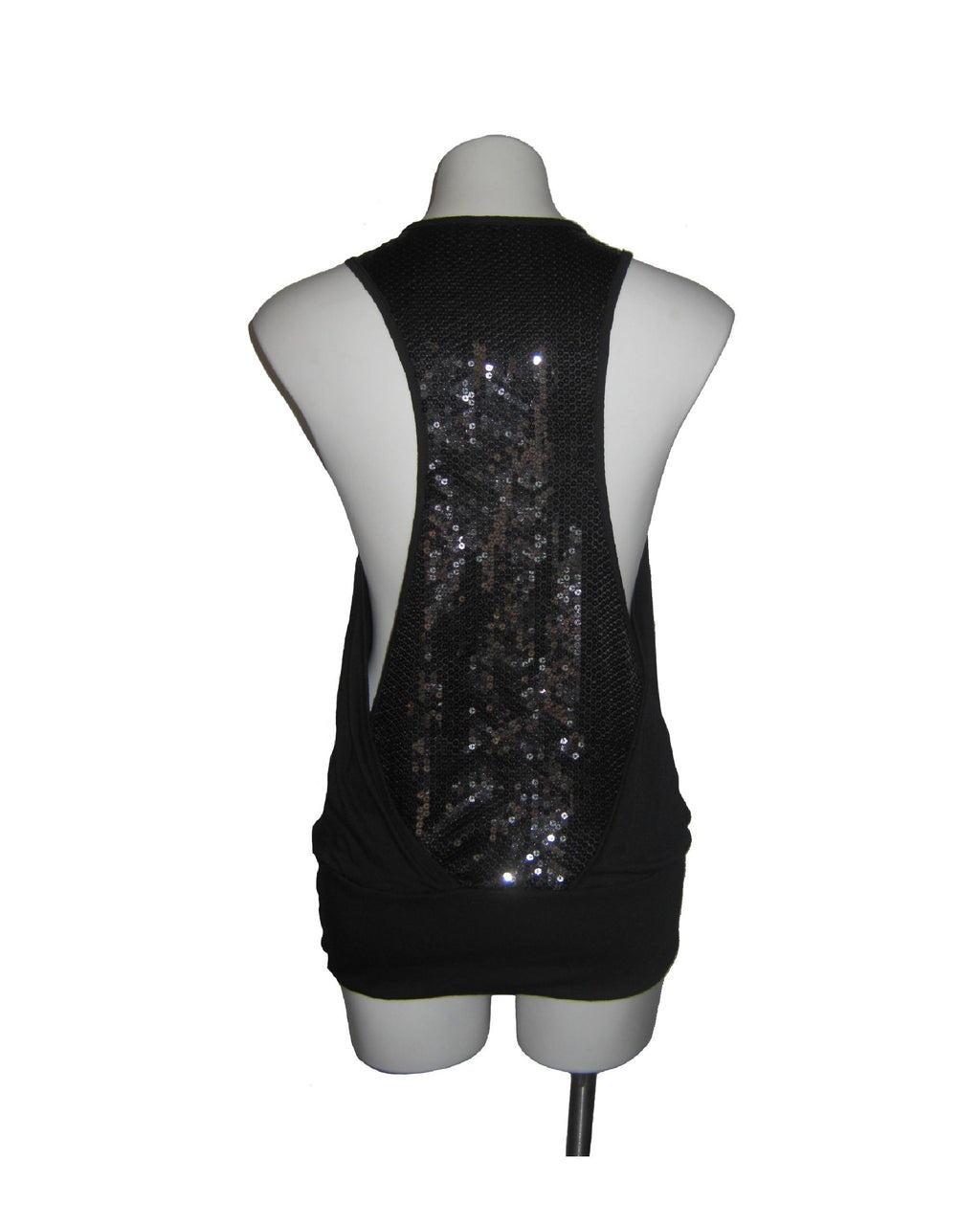 Sequin Racerback Tank Tunic Tops