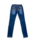 MISS ME Spirit Peace Low-rise Skinny Jeans