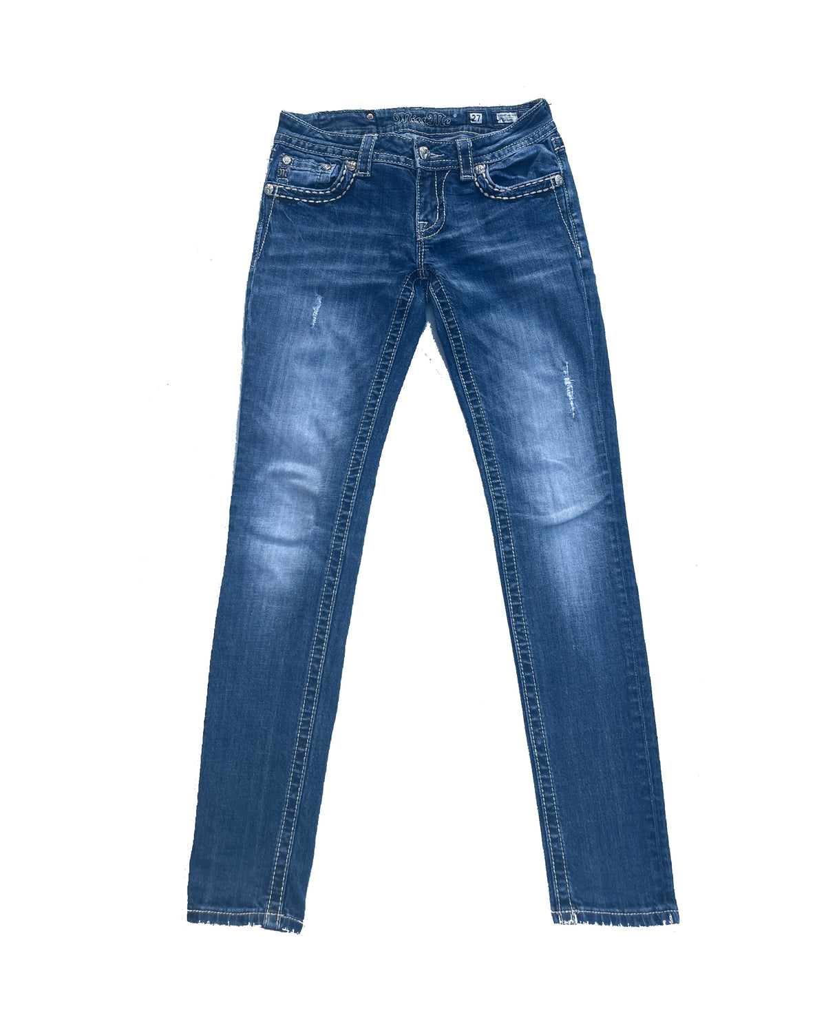 MISS ME Spirit Peace Low-rise Skinny Jeans
