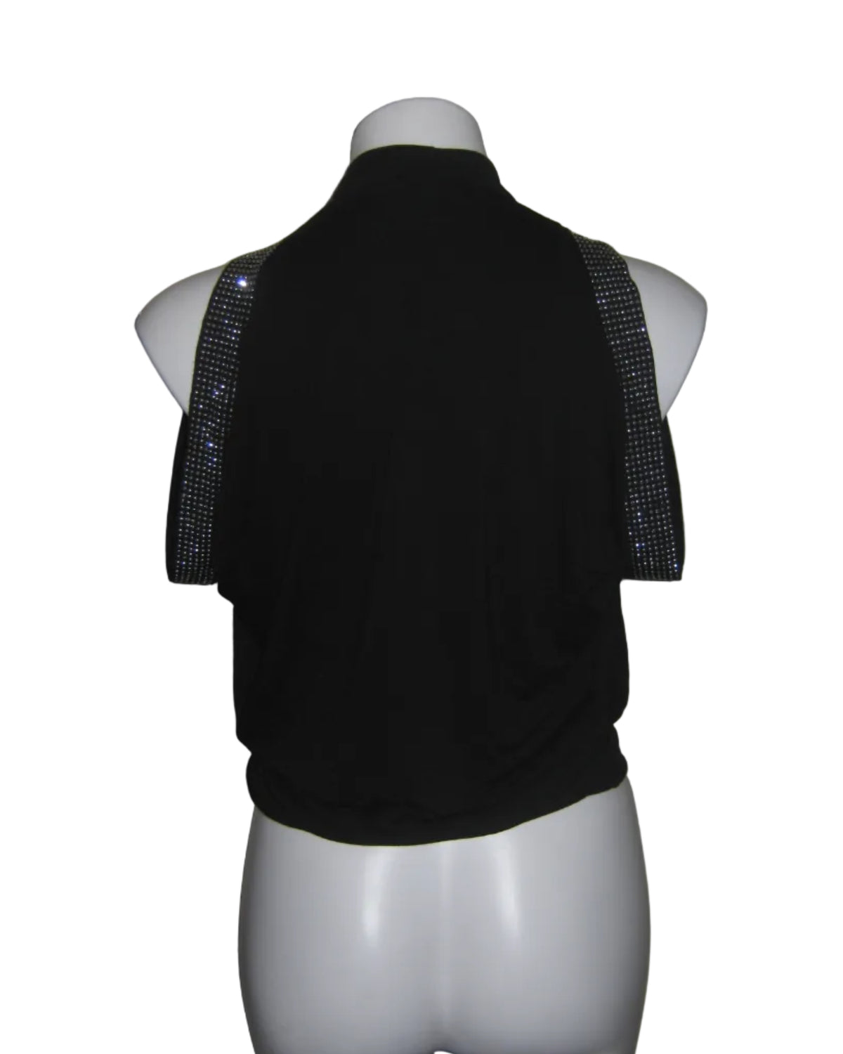 BEBE Obsidian Muse  Drape Top
