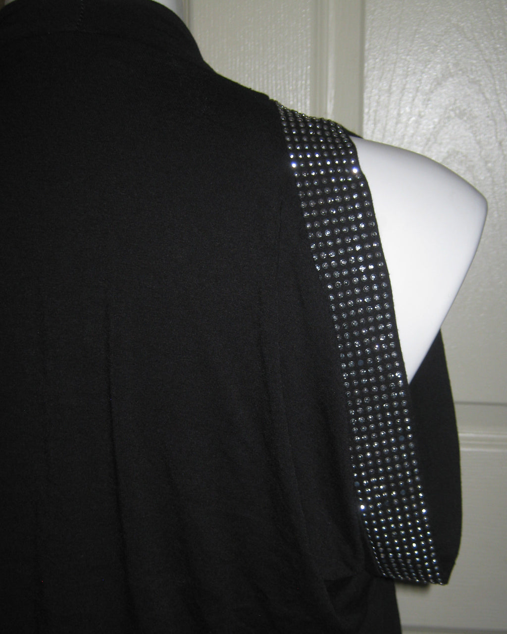 BEBE Obsidian Muse  Drape Top