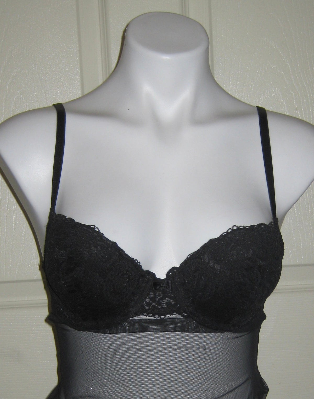 Midnight Lace Garter Cami