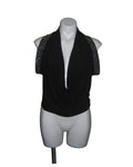 BEBE Obsidian Muse  Drape Top